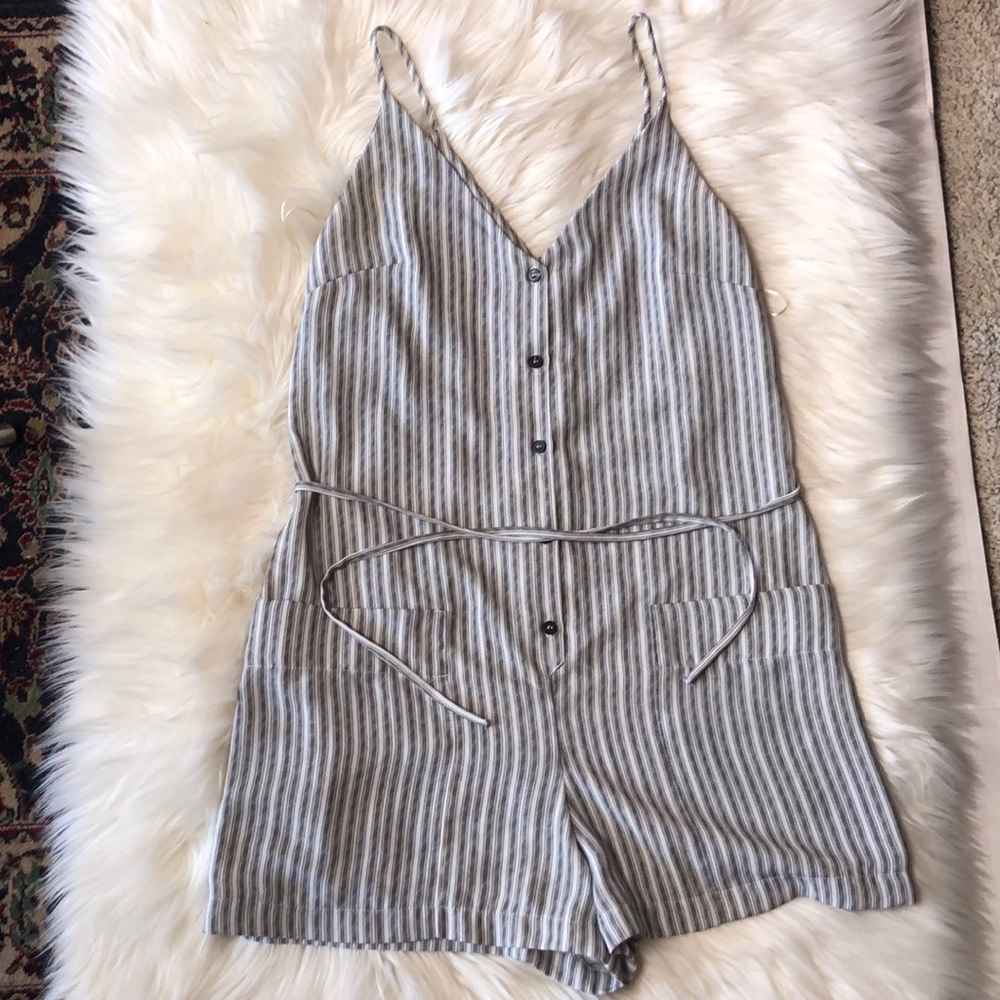 Topshop Striped Romper Size 4